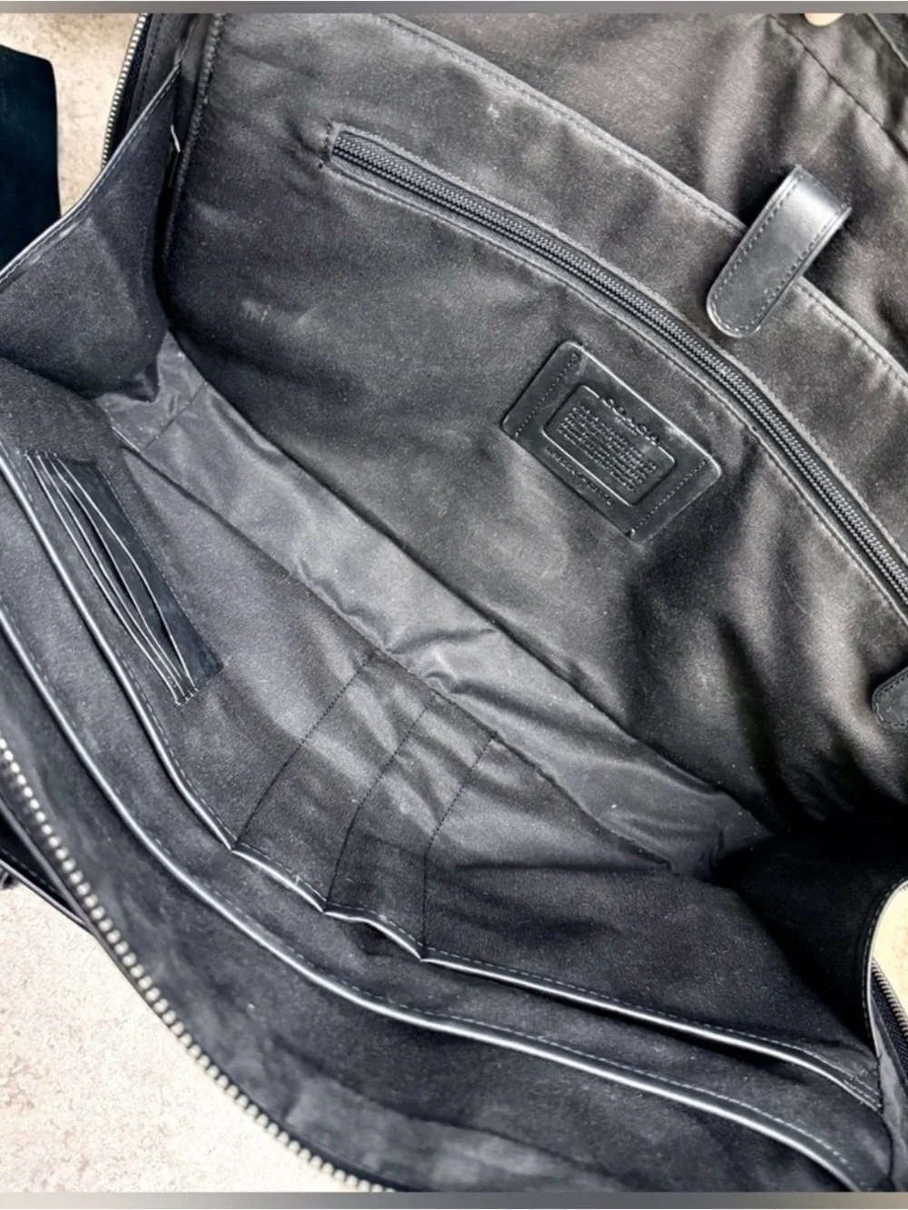 Coach men briefcase